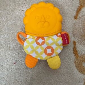 Fisher-Price Orange and Yellow Lion Plush Toy